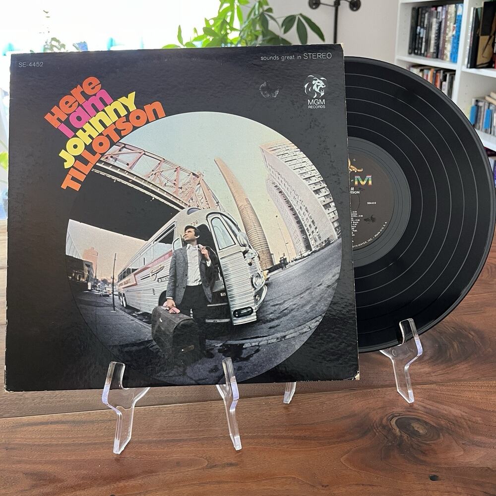 Johnny Tillotson Here I Am Vinyl LP 1967 MGM SE4452